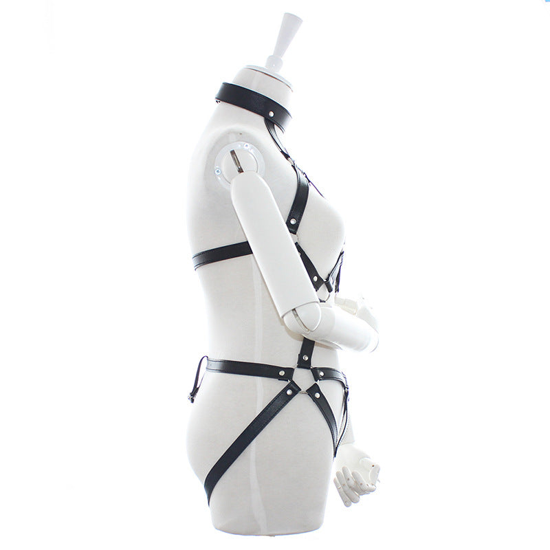 Leather Bondage Outfit, Leather Clothing, Lingerie