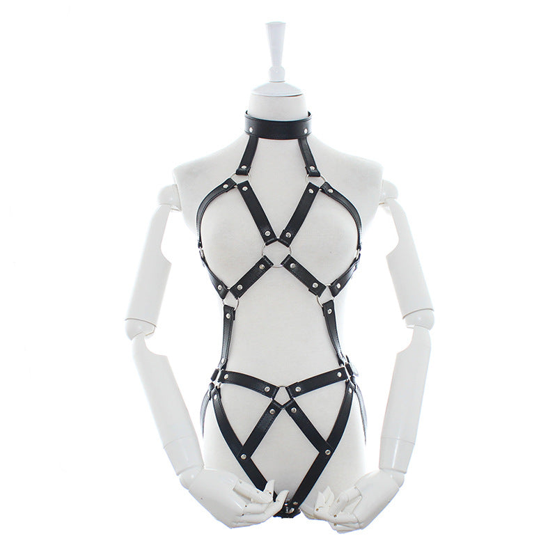 Leather Bondage Outfit, Leather Clothing, Lingerie